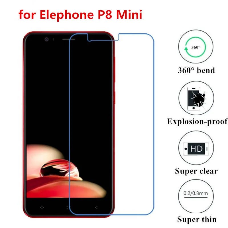 for Elephone P8 Mini Udapakoo закаленного(Мягкая стеклянный стол скатерти) пленка для Elephone P6000 M2 M3 S7 S8 P8 S7 мини нано взрывостойкое стекло Экран протектор - Цвет: for Elephone P8 Mini