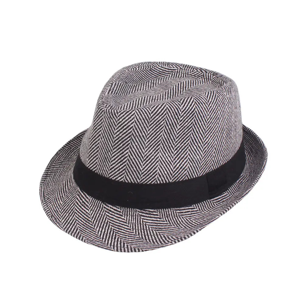 Новая мода fedoras джаз шляпа для мужчин и женщин Зимняя шляпа шерстяная смесь Кепка Уличная Повседневная шляпа gorras - Цвет: Серый