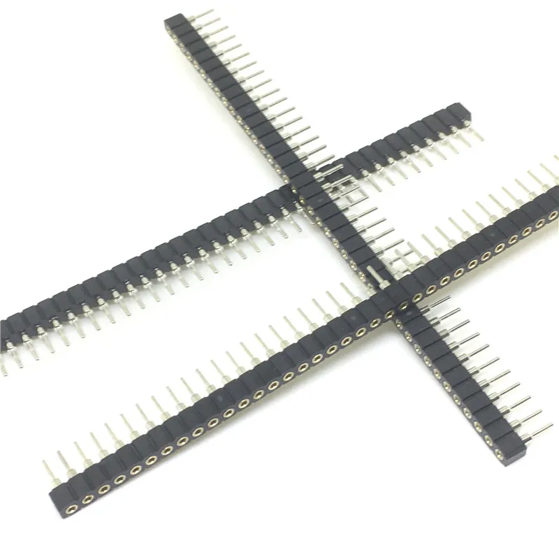 5 шт. 1x40 P Однорядный 40 Pin 2 0 мм Круглый Женский штыревой разъем позолоченный
