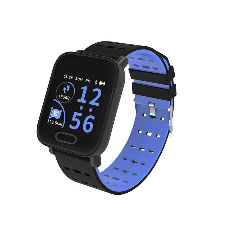 fit Color screen Smart Band Blood Pressure Heart Rate Monitor Tracker IP67 Waterproof Outdoor Sport Fitness equipme | Спорт и