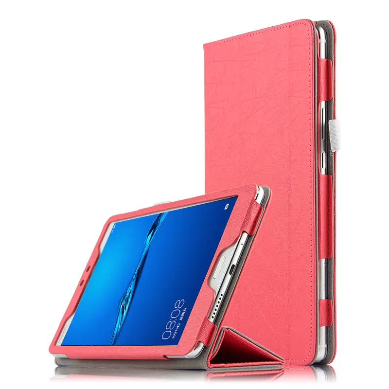 M3 lite 8 Rose Чехол для huawei MediaPad M3 lite чехол Крышка M3 lite 8 Кожаный Защитный протектор 8,0 дюймов CPN-L09 CPN-W09 CPN-AL00 планшетный ПК чехол - Цвет: M3 lite 8 Rose