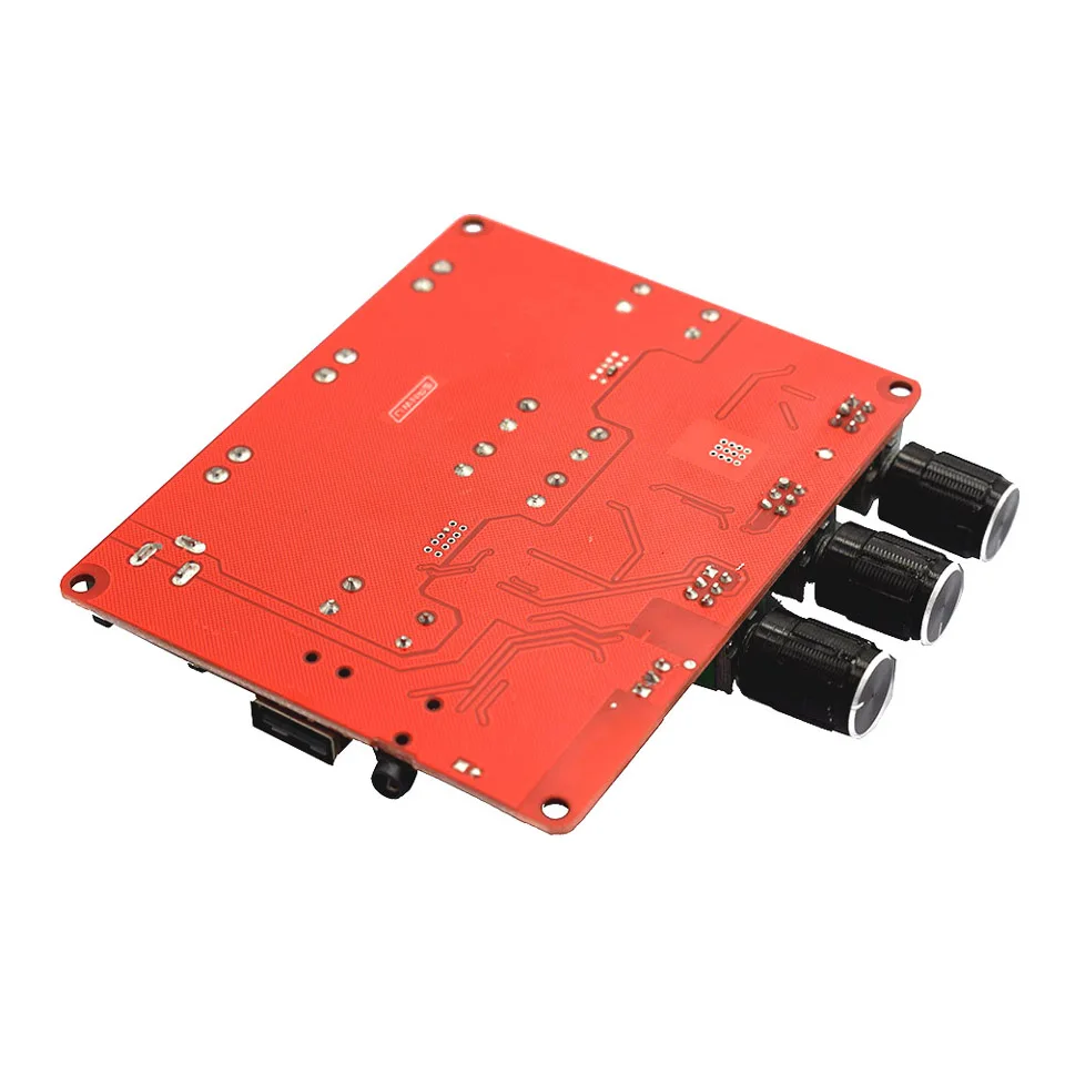 TPA3116 2,1 2x50 Вт+ 100 4,2 Bluetooth цифровой сабвуфер усилители FM USB HiFi усилитель мощности аудио Плата+ пульт дистанционного управления T0694