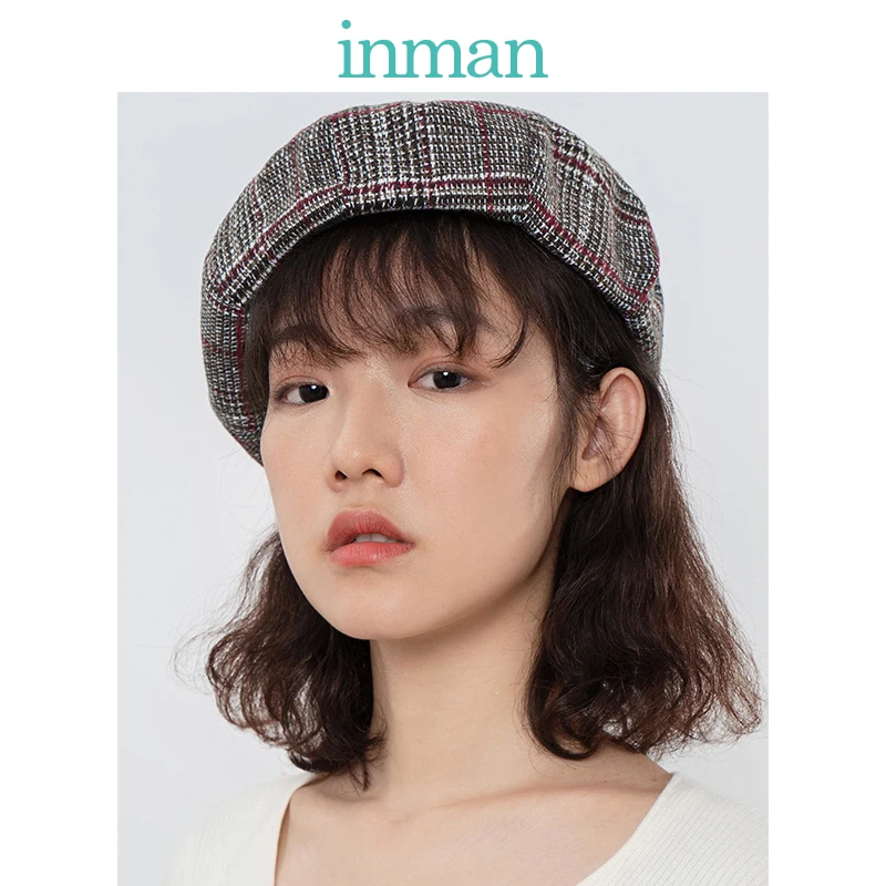 INMAN осенне зимние женские корейские береты в британском стиле японские дикие