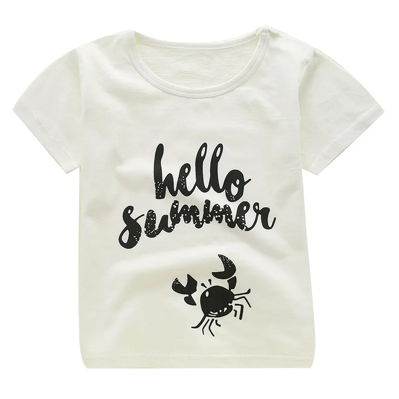 Летние Дети Хлопка Открытый Спорт Мультфильм Мода Новый Шаблон С Коротким