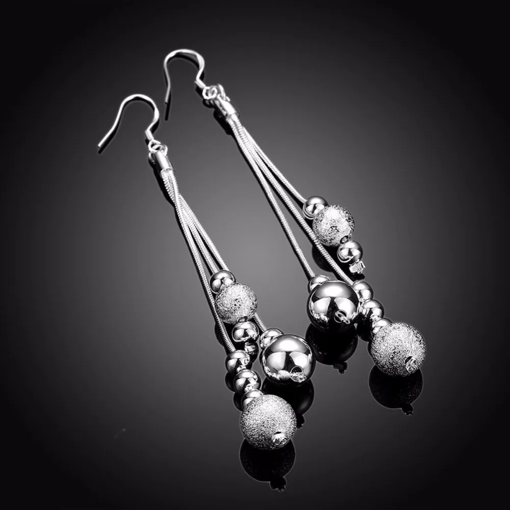 Pendientes Mujer Brincos orecchini три линии Multi-жемчужные серьги 2017 модный элегантный