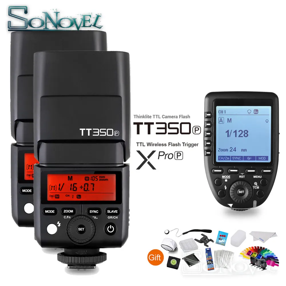 GODOX Mini TT350P TT350 ttl HSS 2,4 ГГц Беспроводная вспышка XPro-P триггер для Pentax 645Z K-3II K-1 KP K-50 K-S2 K70 K-5 IIs камера