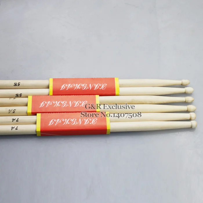 2 пары деревянных барабанных палочек 5A & 5B|drum sticks|musical instrumentsstick drum |