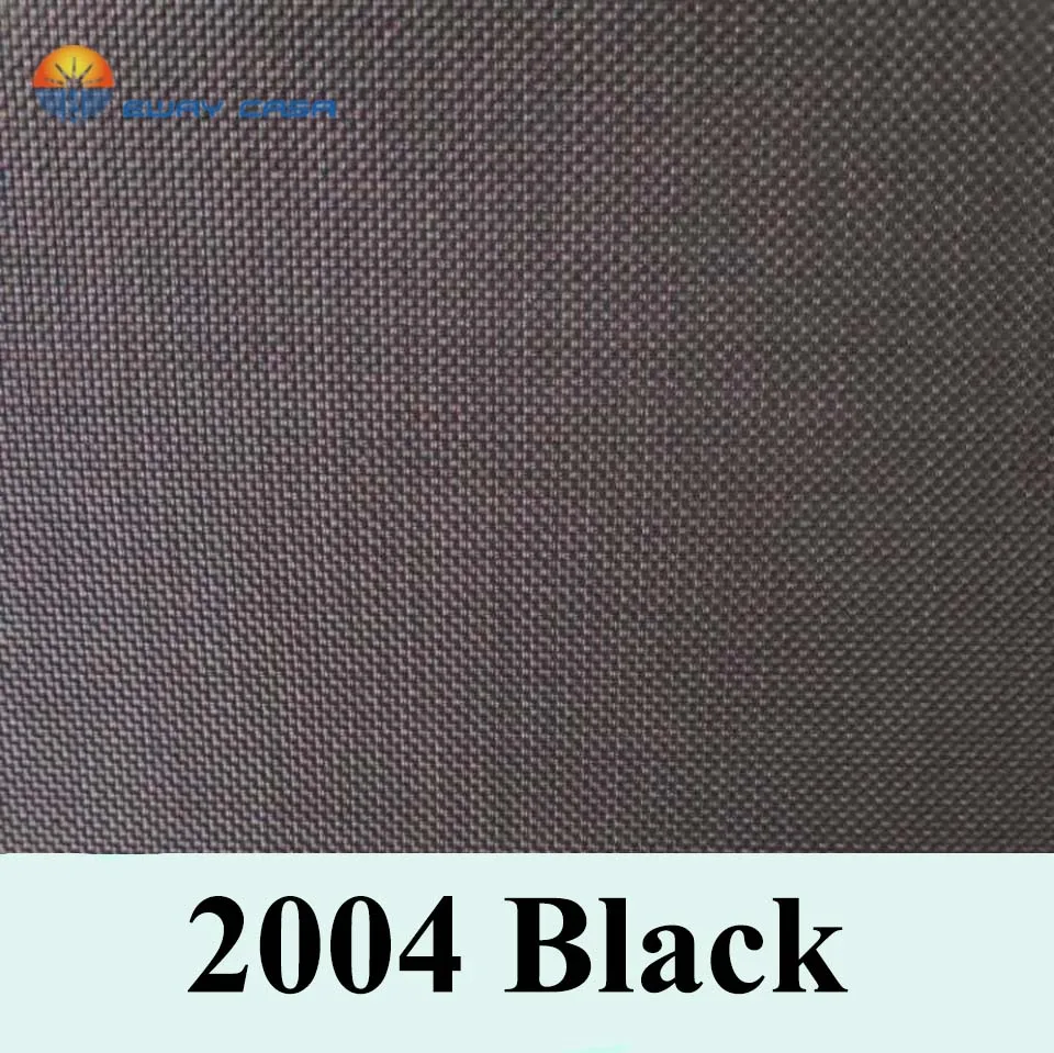 2004 Black EWAY CASA Индивидуальные рулонные шторы УФ-блокировка Солнцезащитный крем 4% тень тени Водонепроницаемый Огнезащитный B1 № 2000 - Цвет: 2004 Black