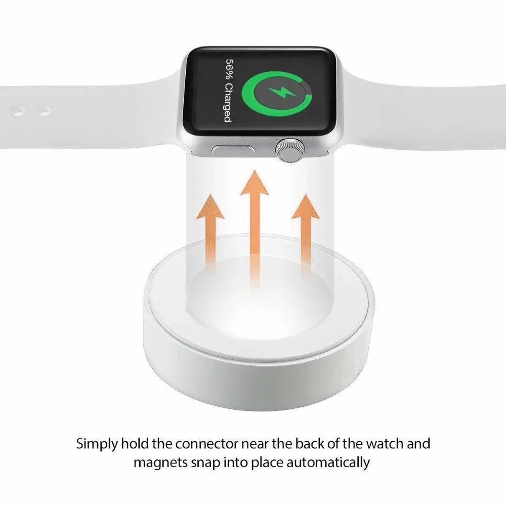 Быстрое беспроводное зарядное устройство для Apple watch Series 3 2 1 USB Магнитный быстрый