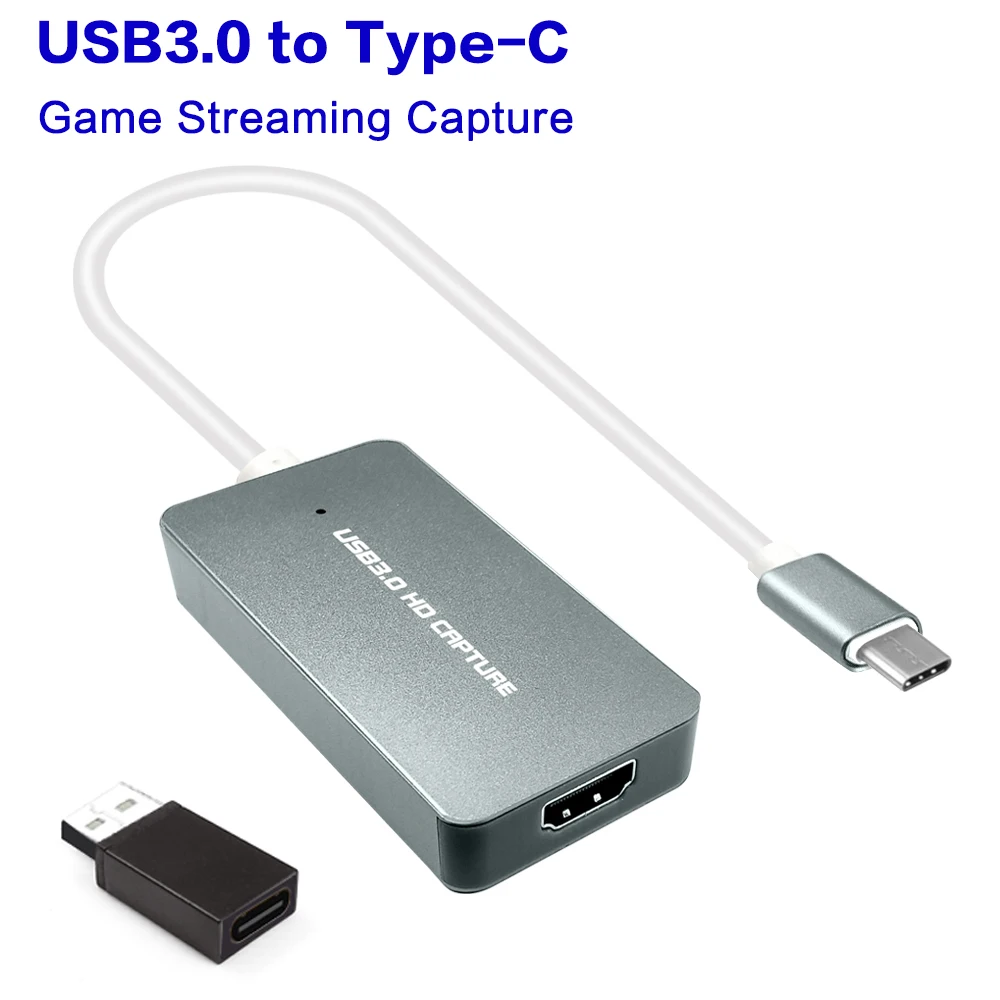 HDMI к Type C HD 1080P игра видео Захват карты захвата запись конференции в прямом эфире