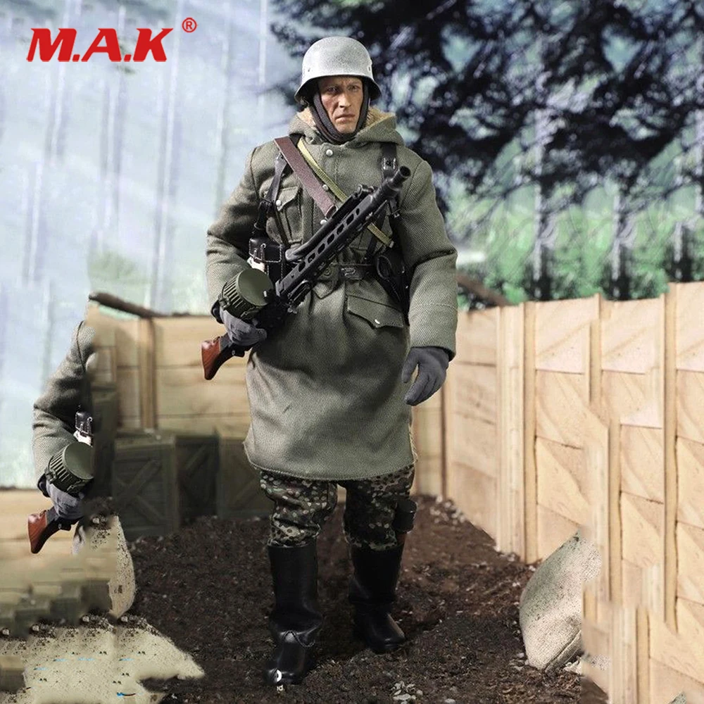 Коллекция 1/6 WWII SS-PANZER-DIYISION DAS eich MG42 Guner фигурка для показа для куклы модель игрушки полный набор с фигурой тела