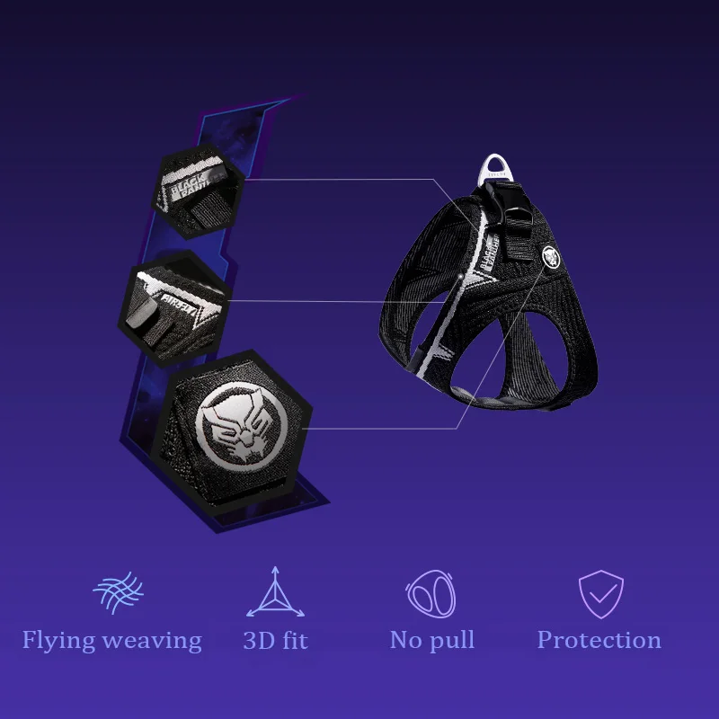 Petkit поводок для собак, жилет, не тянется, поводок для собак, мягкий Регулируемый для маленьких и больших, браслет для собак, Marvel, Мстители, товары для собак