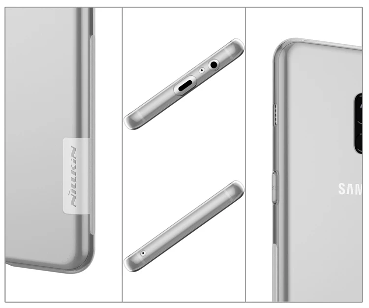 Для samsung A8 Plus чехол Nillkin серия природы прозрачный мягкий чехол на заднюю панель TPU чехол для samsung Galaxy A8+ Plus 6,0 дюймов