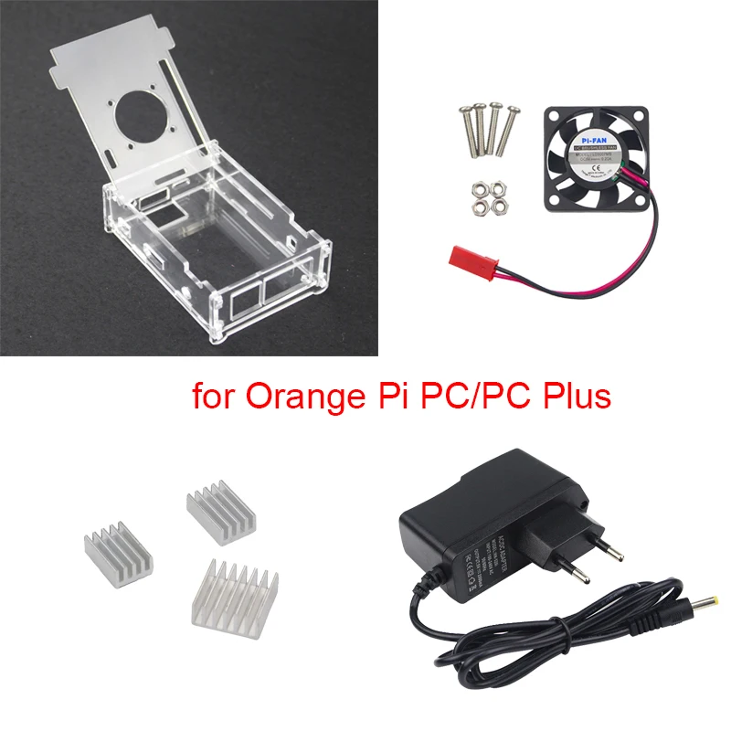 Прозрачный акриловый чехол для Orange Pi PC, прозрачный Профессиональный корпус, корпус, совместимый с Orange Pi PC Plus