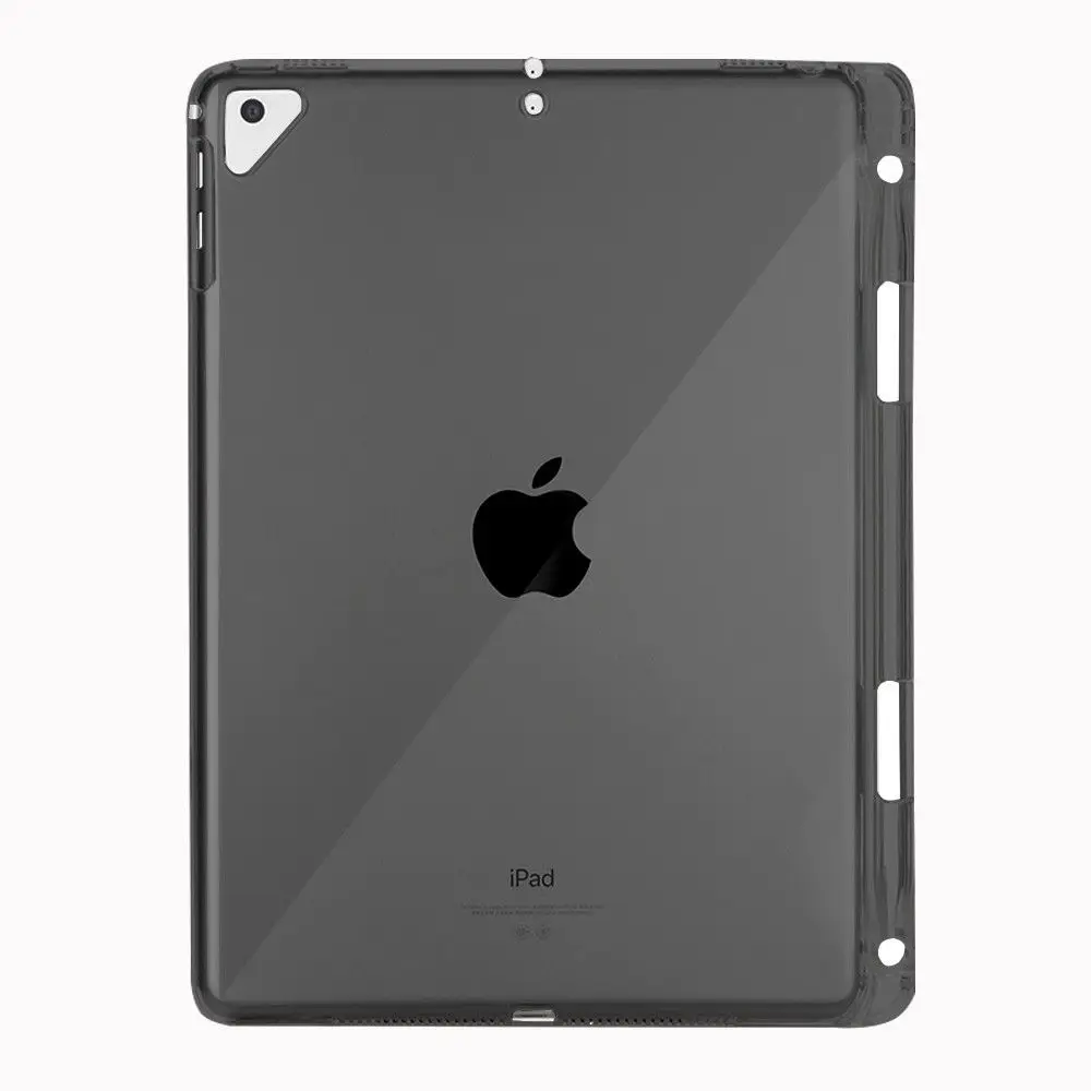 Таблетки крышка с карандаш слот чехол для iPad силиконовый 5 6 воздуха 1 2 прозрачный