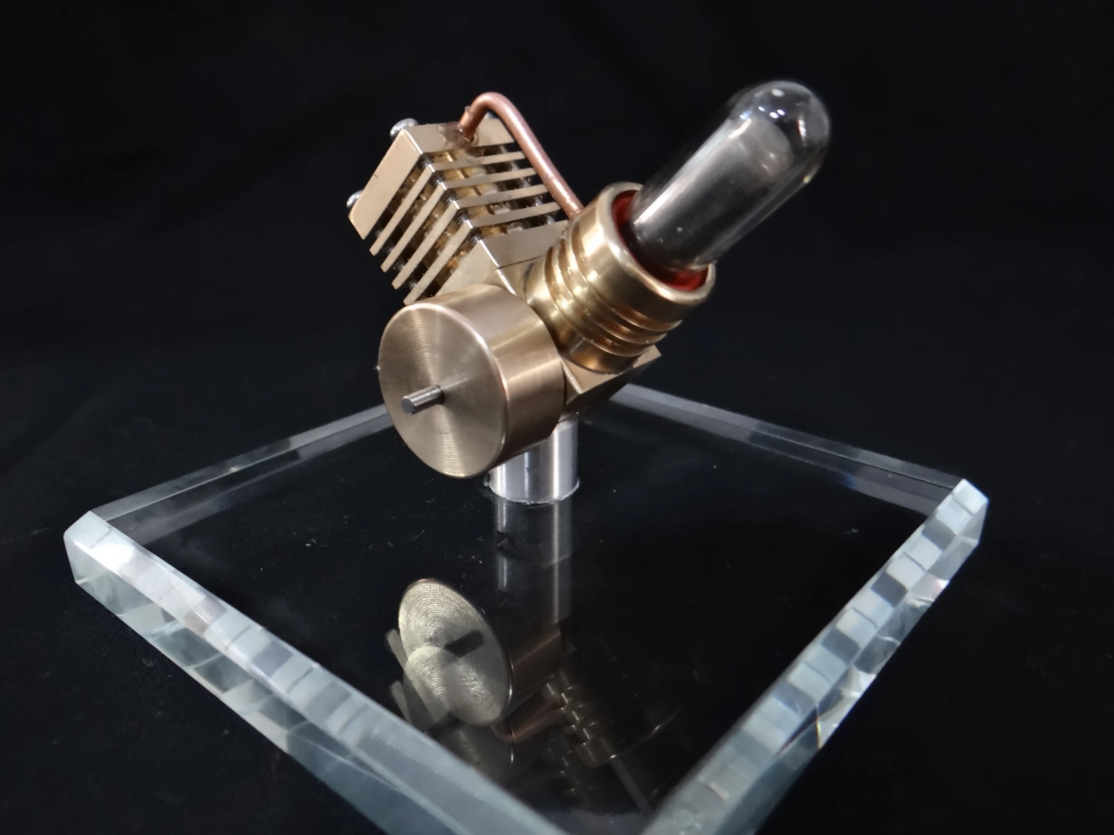 Мини двигатель для сжигания ручная работа микрогенератор паровой двигатель|external