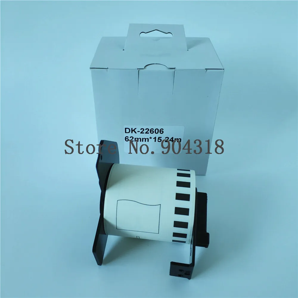 2 x Rolls Brother DK 22606 DK-22606 DK22606 DK-2606 DK2606 2606 Yellow Compatible Labels thermal film labels 62mm 15.24m | Компьютеры и
