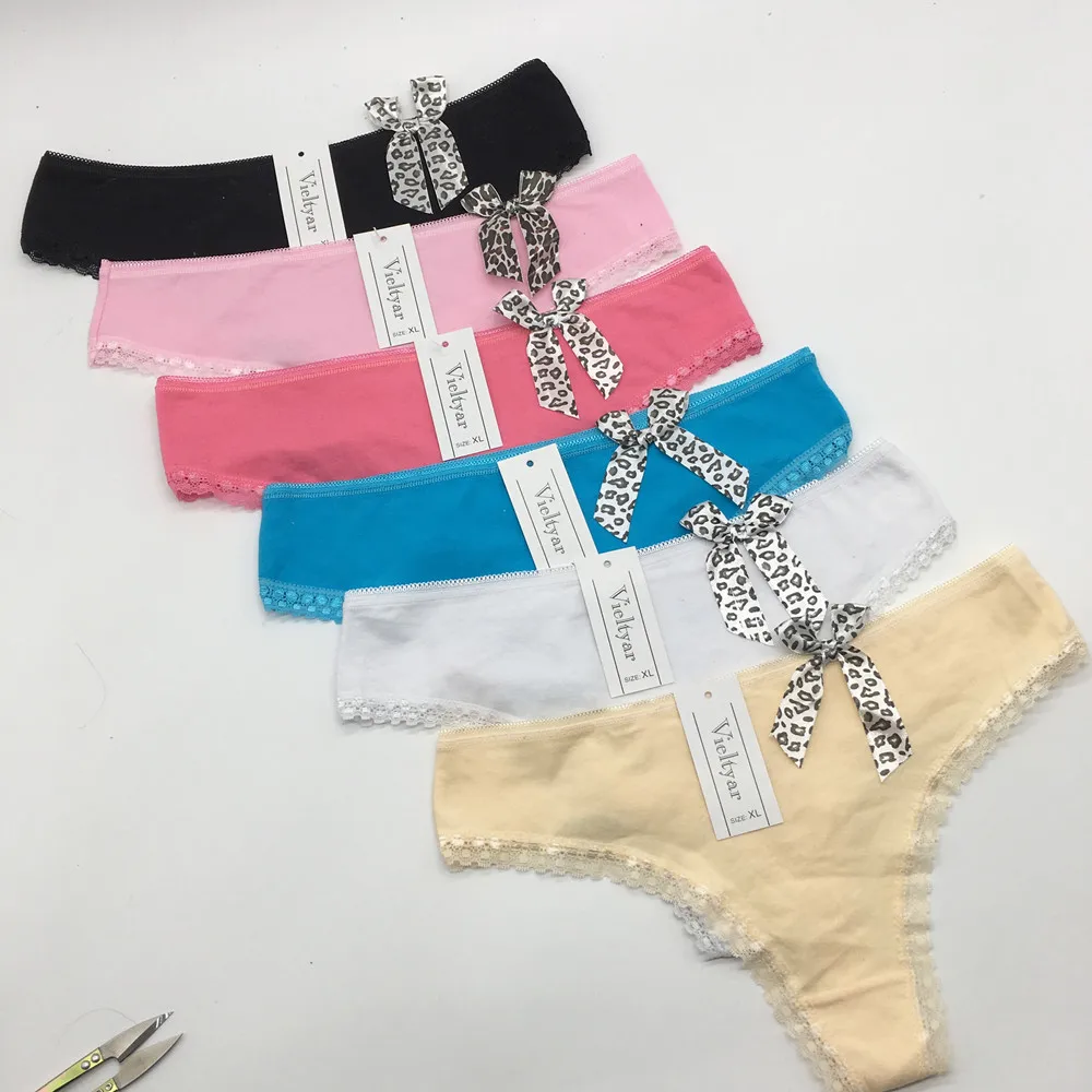 Хлопковые трусики женские стринги и g string femme сексуальное нижнее белье розового
