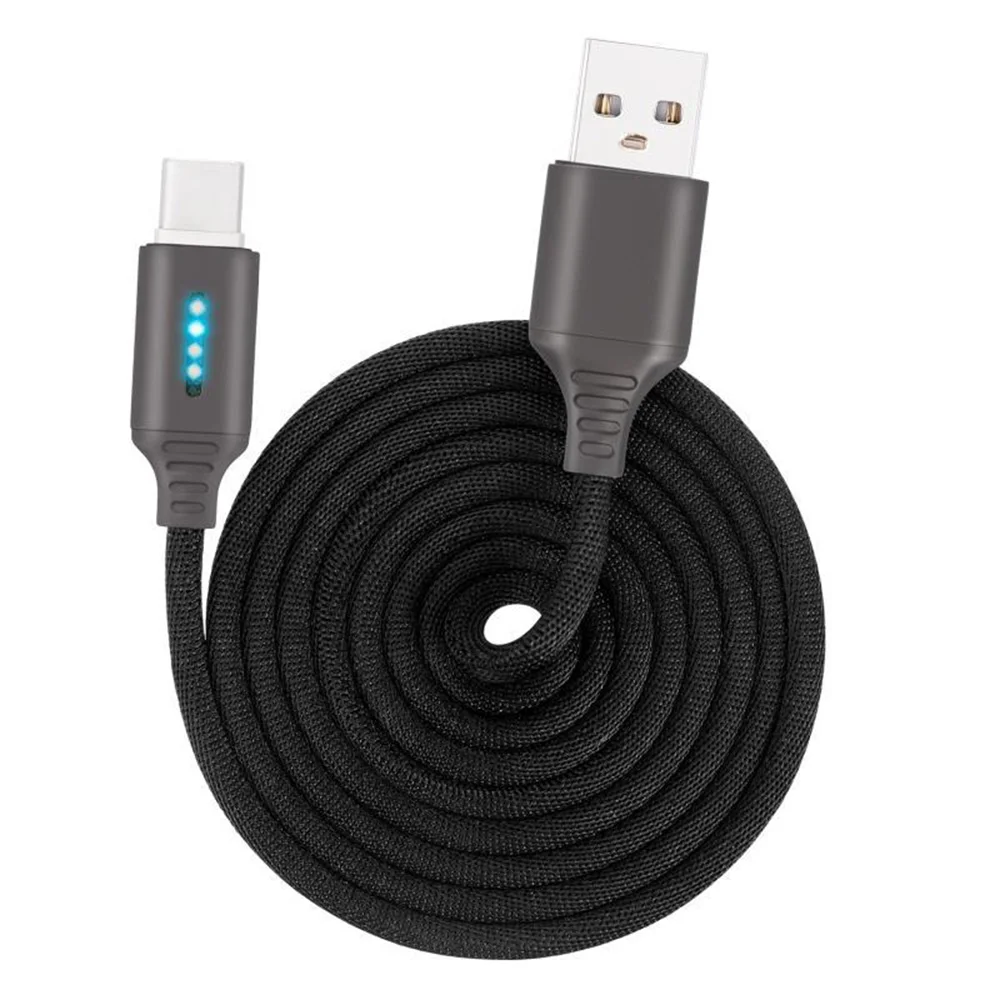 Zinc Alloy + Woven fabric Auto Power Off Cable Smart Disconnect Wire For Android 1M Safe 4 colors | Мобильные телефоны и
