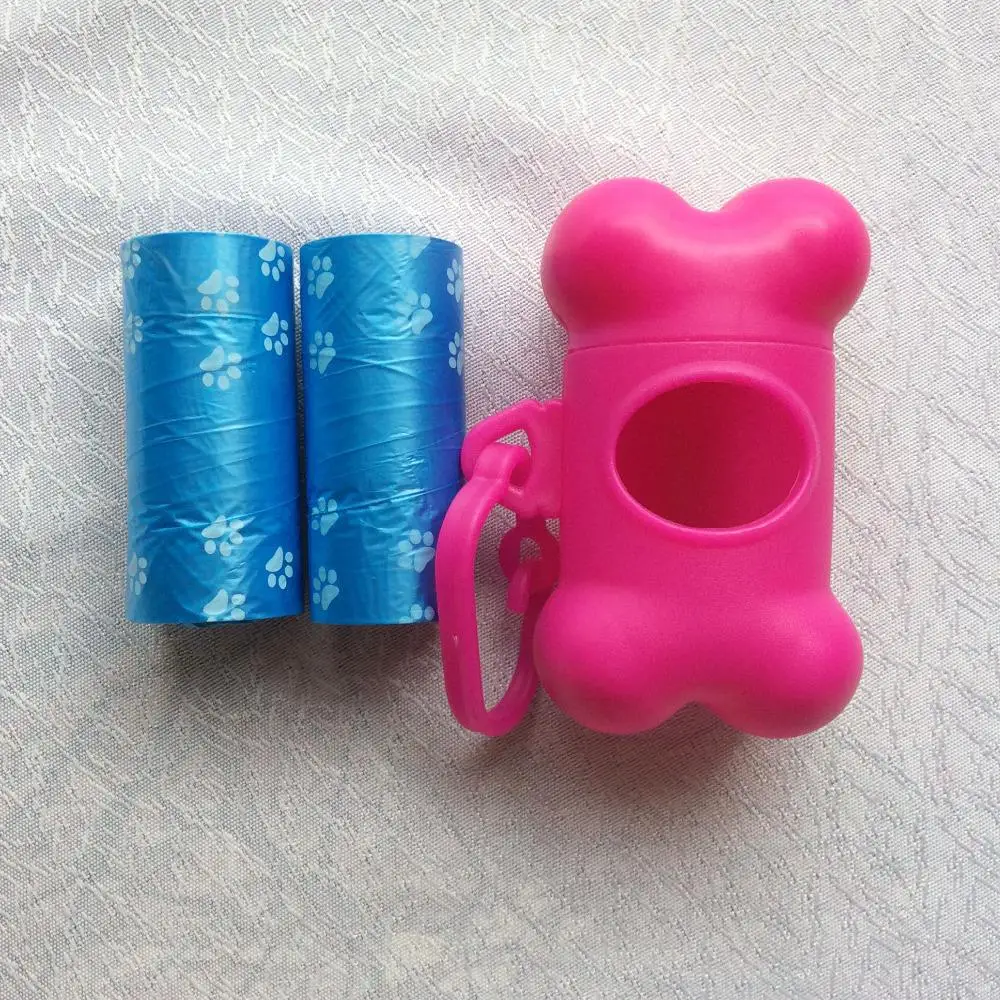 2 рулона синие мешки для отходов + 1 шт Диспенсер костей корм питомцев собаки