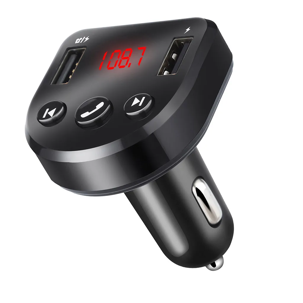 Автомобильный FM-передатчик со светодиодным дисплеем высокоскоростной USB 2 0