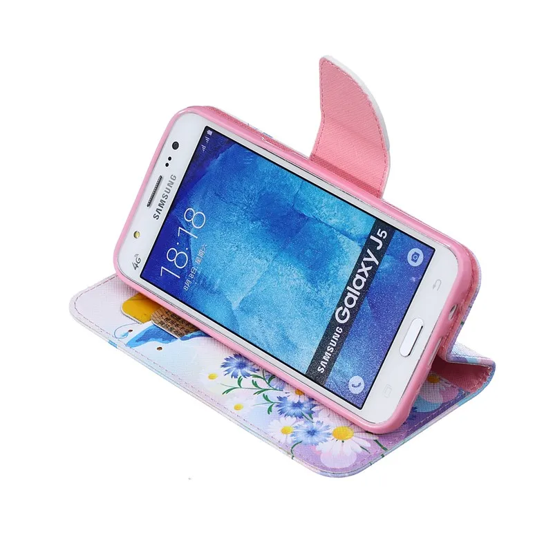 Роскошные Высокое Качество Кожаный Бумажник Телефон Случае Для Samsung Galaxy J1 Ace J2 J3 Pro
