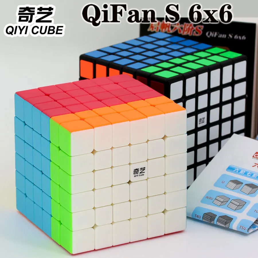 Магический куб головоломка QiYi(XMD) QiFan S 6x6x6 6x6 Профессиональный скоростной