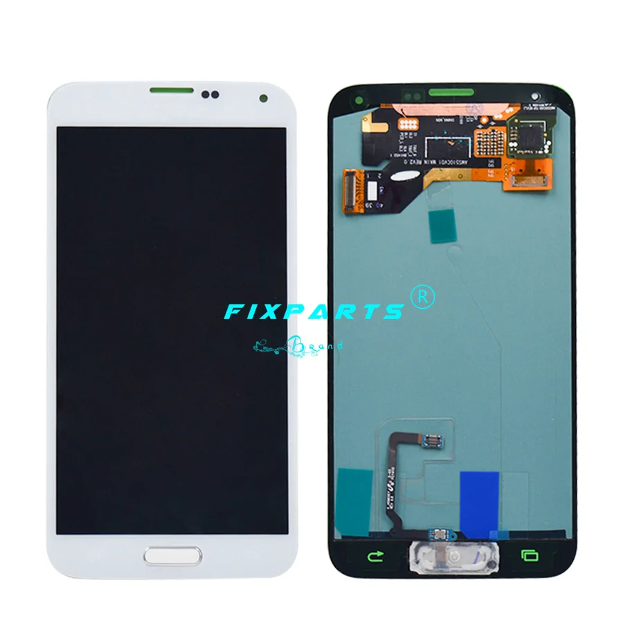 100% Протестировано для Samsung s5 lcd SM G900 с сенсорным экраном дигитайзер в сборе Galaxy S5