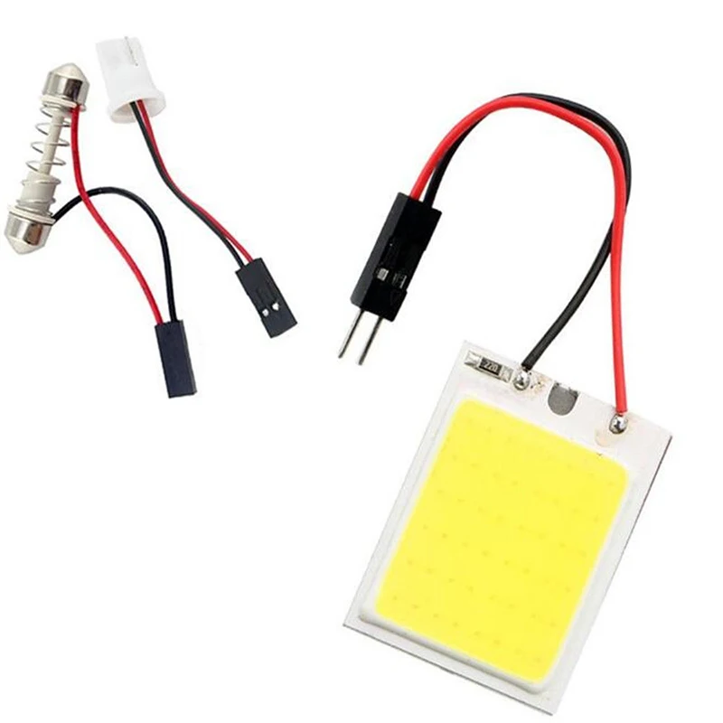 Аксессуары для салона автомобиля светильник 24 SMD COB светодиодный T10 Панель лампа