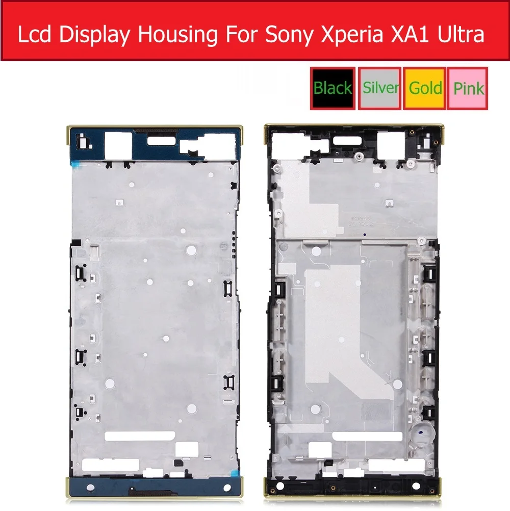 Корпус держателя ЖК-экрана для Sony Xperia XA1 G3121 G3112 корпус средней рамы Ultra G3221 G3212