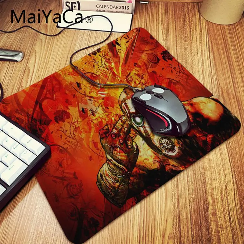 Lock Edge 25x29cm Maiyaca дизайн borderland уникальный настольный коврик игровой коврик для мыши ноутбук ПК игровой коврик большой коврик для мыши геймер Коврик для мыши - Цвет: Lock Edge 25x29cm