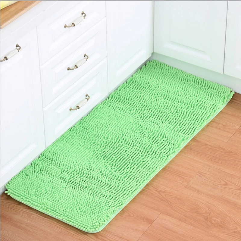 Коврик плюшевый из микрофибры впитывающий Мягкий Нескользящий для кухни