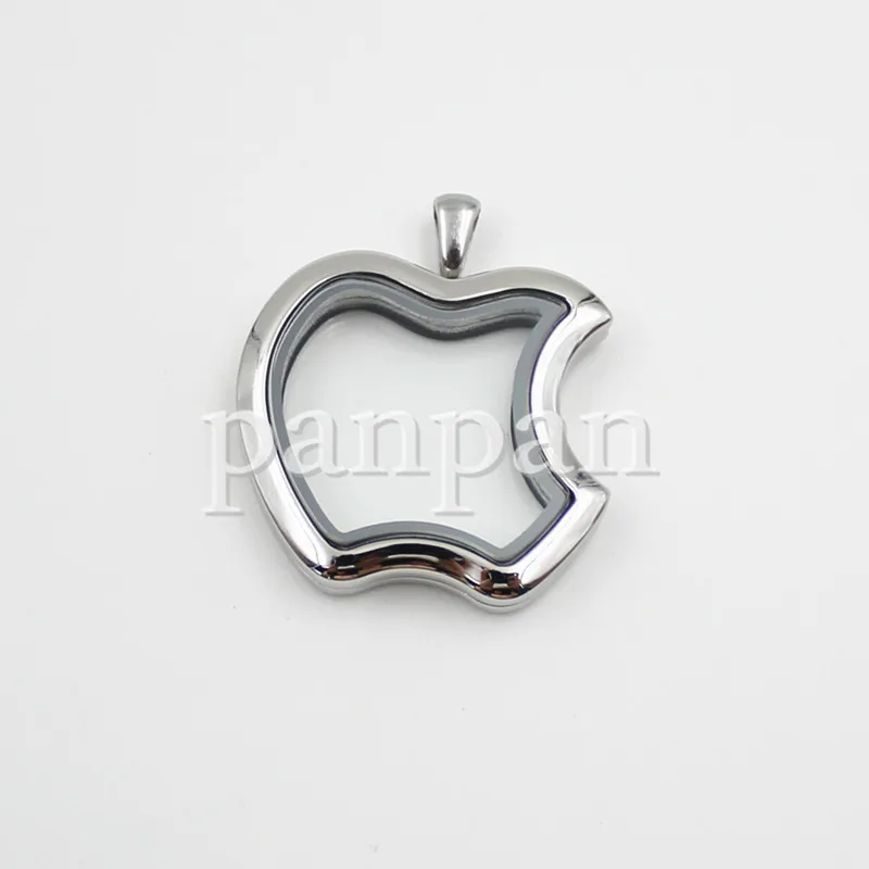 Carvort apple Форма высокого качества из нержавеющей стали плавающий медальон круглый