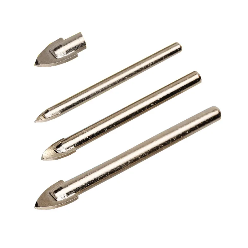 Сплав Треугольники бит Керамика Плитка сверло Стекло дрель Стеклорезы комплект