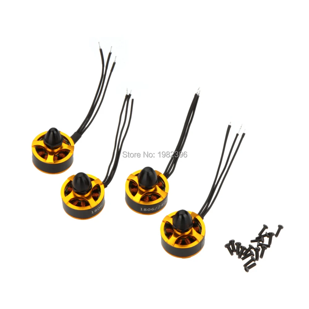 4 шт. 1806 2400KV CW CCW бесщеточный двигатель для мультикоптера 250 мм Квадрокоптер QAV25 F330
