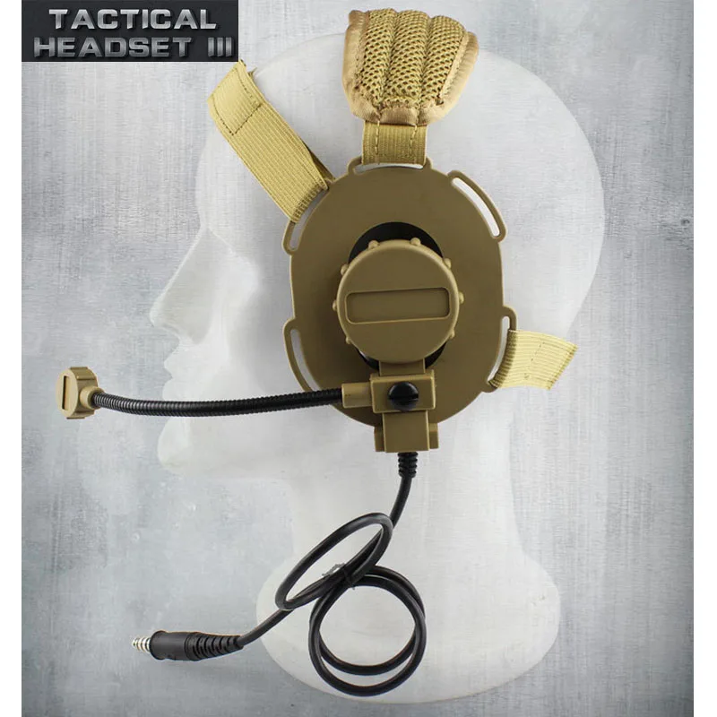 Тактическая гарнитура III Z тактические наушники Bowman Elite II CS для использования с PTT