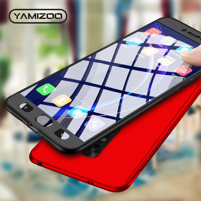 Чехол YAMIZOO для Xiaomi Redmi 4x Note 4 ударопрочный чехол на 360 градусов с защитным стеклом |