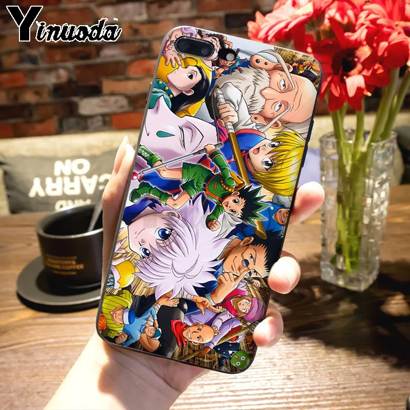 Yinuoda Охотник х Охотник аниме мультфильм уникальный дизайн высокого качества чехол для iPhone 7 плюс 6S 6plus 7 8 8 plus X 5 5S чехол