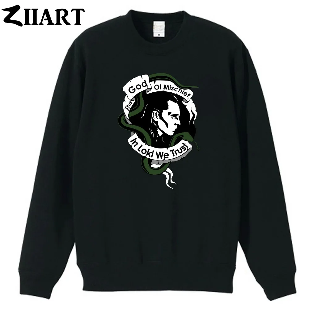 В loki we trust the god of mischief винтажная одежда для портретной пары Женская хлопковая