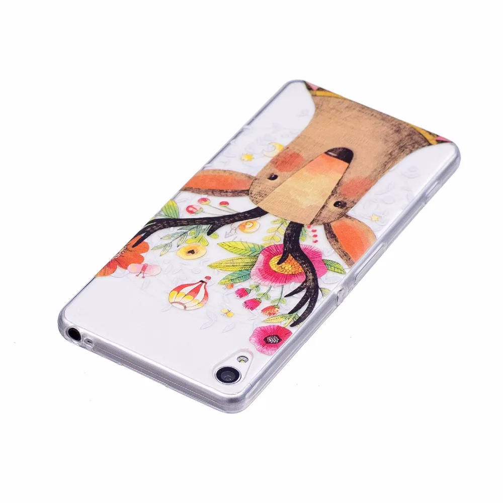 ARYIKUM Unicorn Case For Coque Sony Xperia XA 3112 F3112 F3111 Dual Black Cat Silicon Cover for Soni Etui |