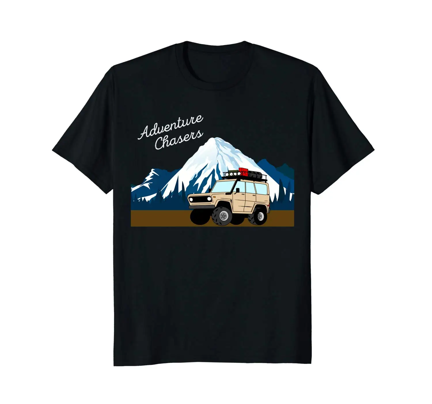 

Fj40 Landcruiser Land Cruiser Adventure Overland Expedition T Shirt for Off Roading and Camping 2019 Summer Men Printed T Shirt