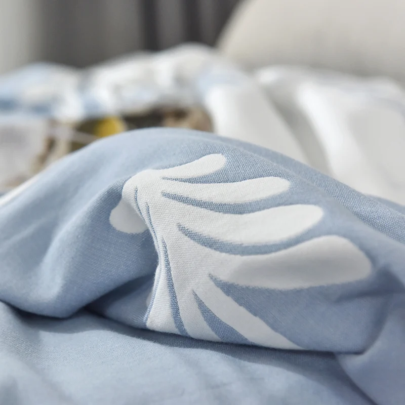 Бренд Beroyal новинка 2018 одеяло 1 шт. хлопковые одеяла супер мягкое с листьями