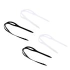 Очки для плавания, универсальные, черные и прозрачные, с силиконовым ремешком, 4 шт.