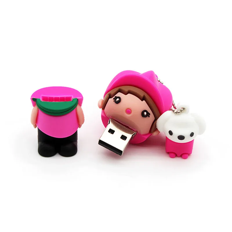 USB флеш накопители 8 ГБ 16 32 64 карта Внешняя память мультяшный usb накопитель подарок