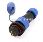 SD13 13 мм 5-контактный фланцевый водонепроницаемый авиационный разъем розетка IP68 1 2 3 4 6 7 Pin