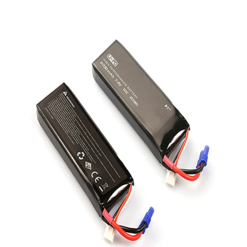 

Hubsan H501S X4 7.4V 2700mAh 10C Lipo Battery H501S-14 For RC Quadcopter Drone Spare Parts 2Pcs/Lot