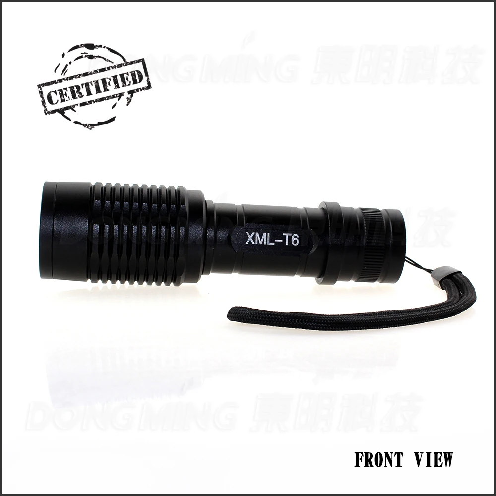 Заводская цена супер яркий зум 5000 люмен перезаряжаемый 4 2 в с батареей 18650 Cree XML-T6