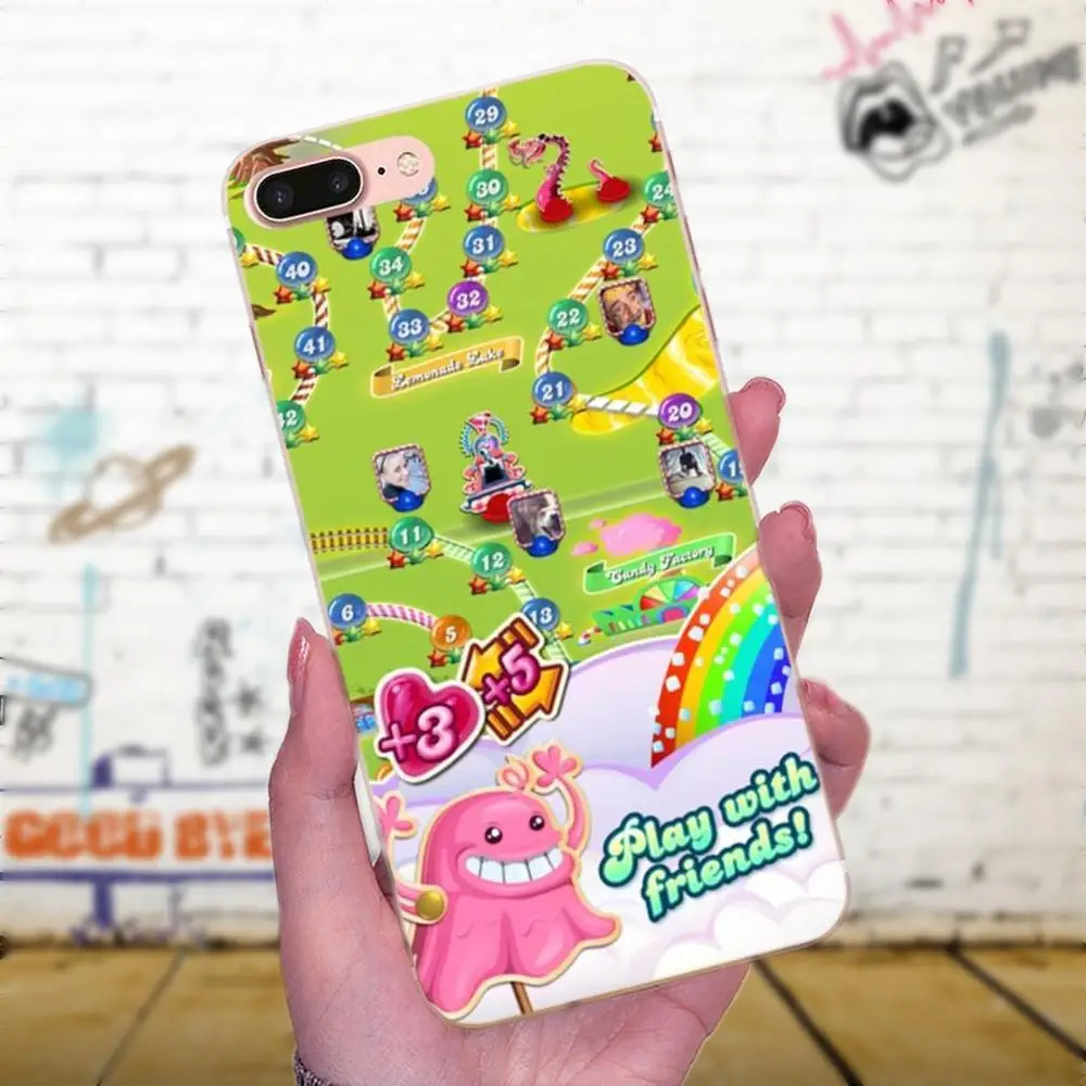 TPU модный мобильный телефон Candy Crush Saga для LG Nexus 5 5X G2 G3 mini spirit G4 G5 G6 K4 K7 K8 K10 2017 V10 V20 V30