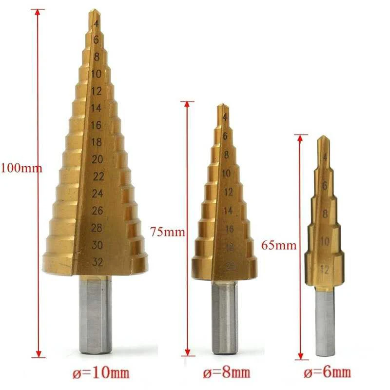 3 PCS4-12/20/32 mmHSS broca sulco linha de rosca aço métrica espiral ranhura buraco novo cortador | Инструменты