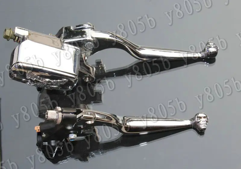 7/8 &quot22 мм Руль управления резервуар тормоза сцепления рычаги для Kawasaki Vulcan Classic VN